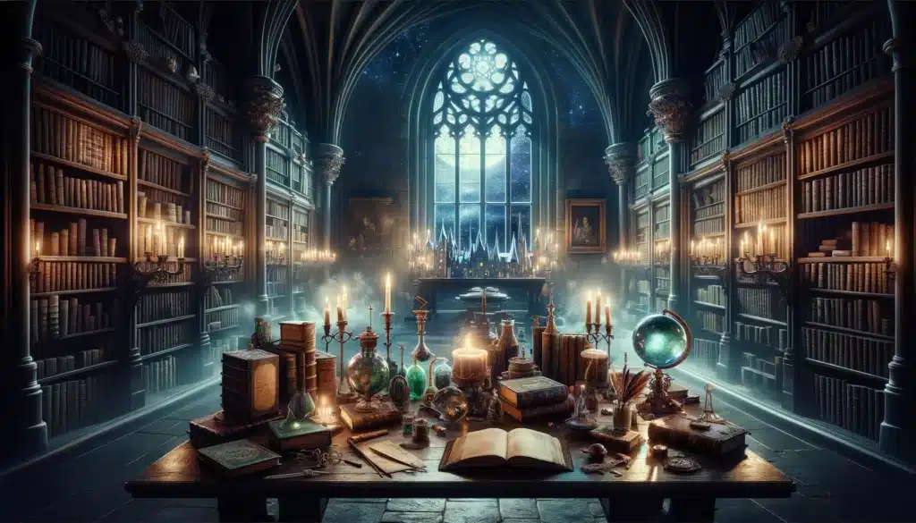 Hogwarts inspired class room of lucidity mastering